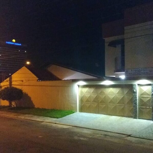 Front of property – evening/night