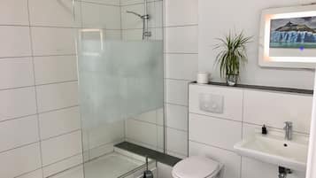 Dusche, Seife, Toilettenpapier