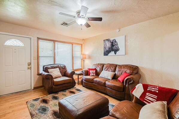 Smart TV, DVD player, video library