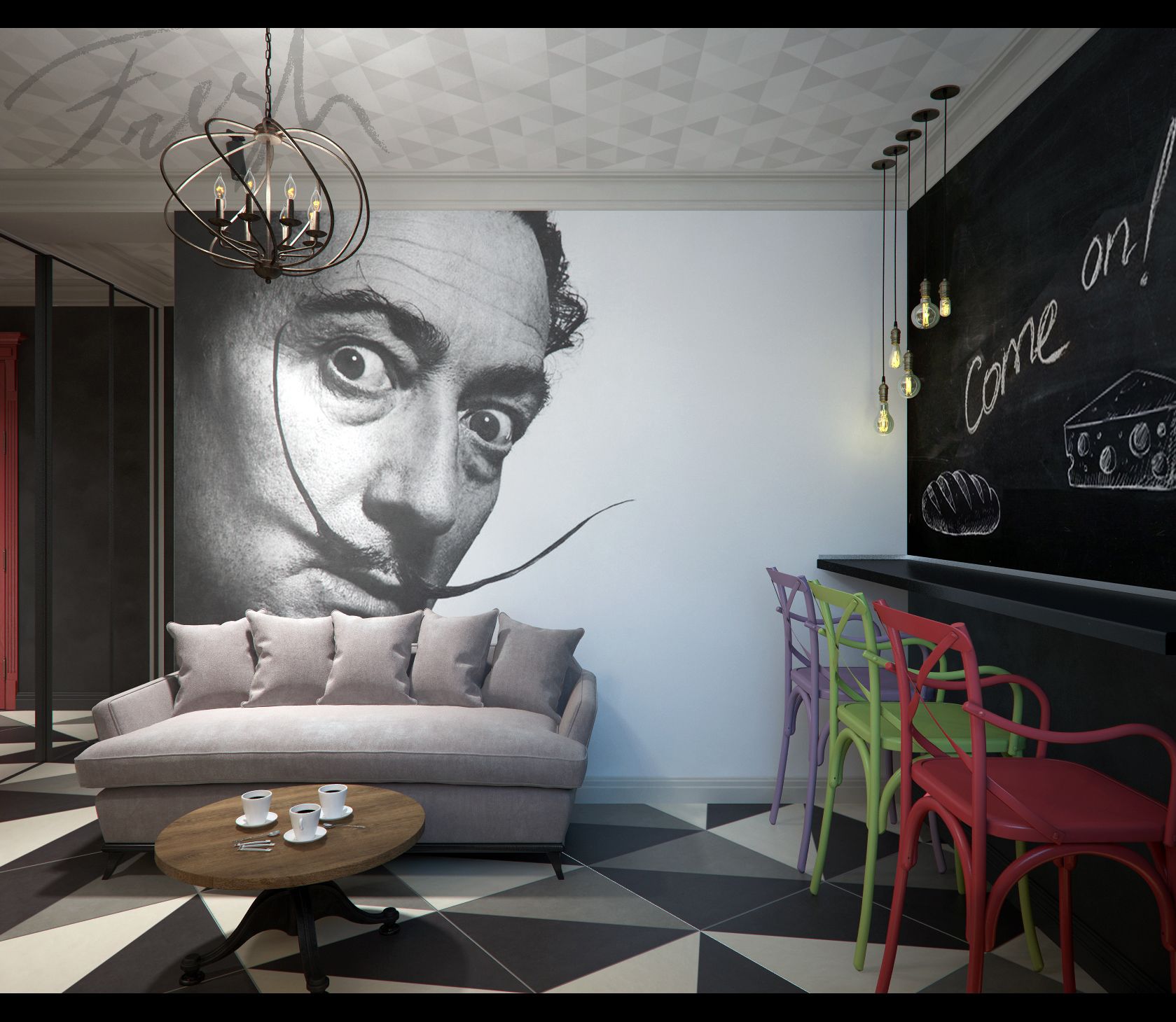 宿舍, 男女混合宿舍 (4 guests, Grey) | 共用厨房 | 大冰箱、微波炉、炉灶、茶具/咖啡用具