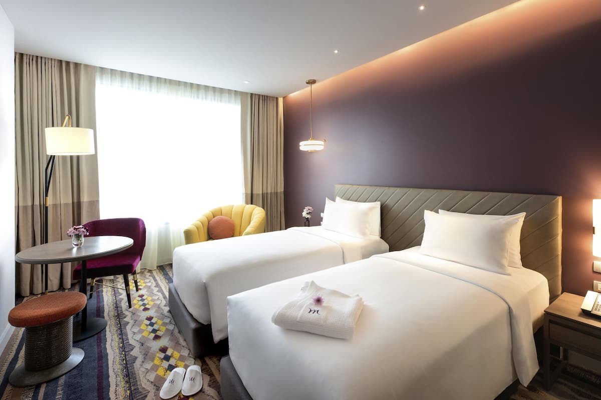 Deluxe Room, 2 Single Beds, City View | View from room