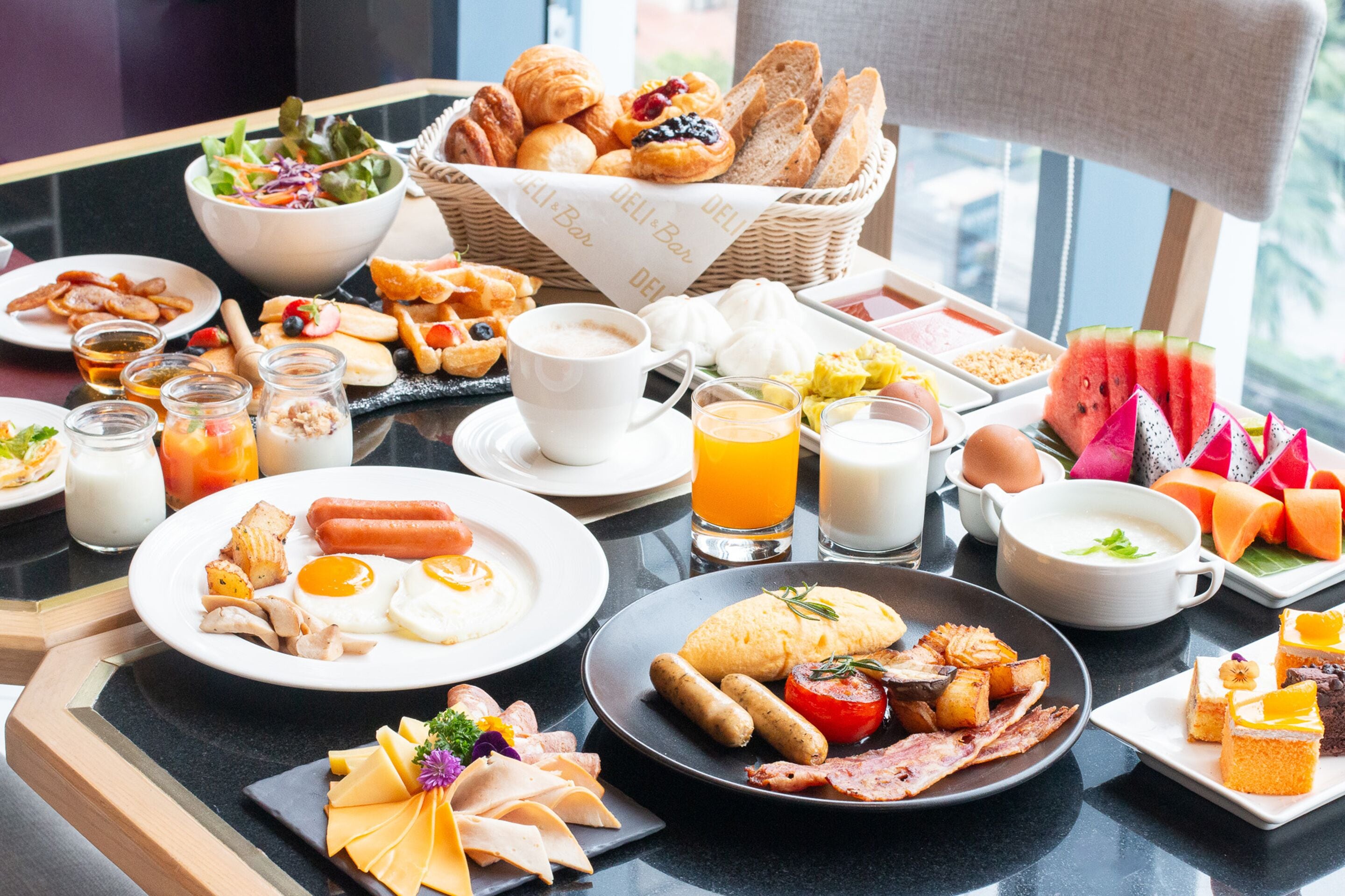 daily buffet breakfast (thb 494 per person)