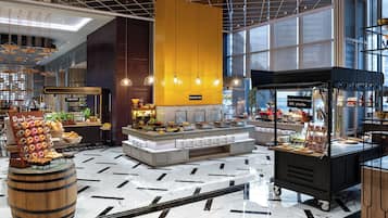Daily buffet breakfast for a fee
