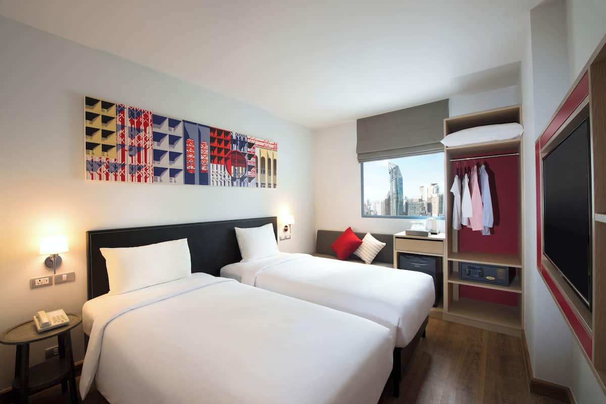 Habitación estándar, 2 camas individuales | Vista desde la habitación