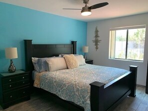 2 bedrooms, iron/ironing board, free WiFi, bed sheets