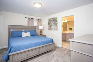 5 bedrooms, desk, iron/ironing board, WiFi