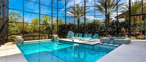 Udendørs pool, opvarmet pool