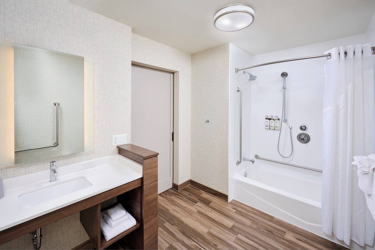 free toiletries, hair dryer, towels, soap