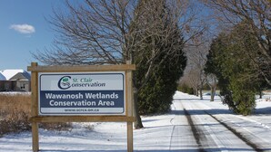 A sign for St. Clair Conservation Area in Wawanosh Wetlands. - Holiday Inn Express Sarnia - Point Edward by IHG (Sarnia)