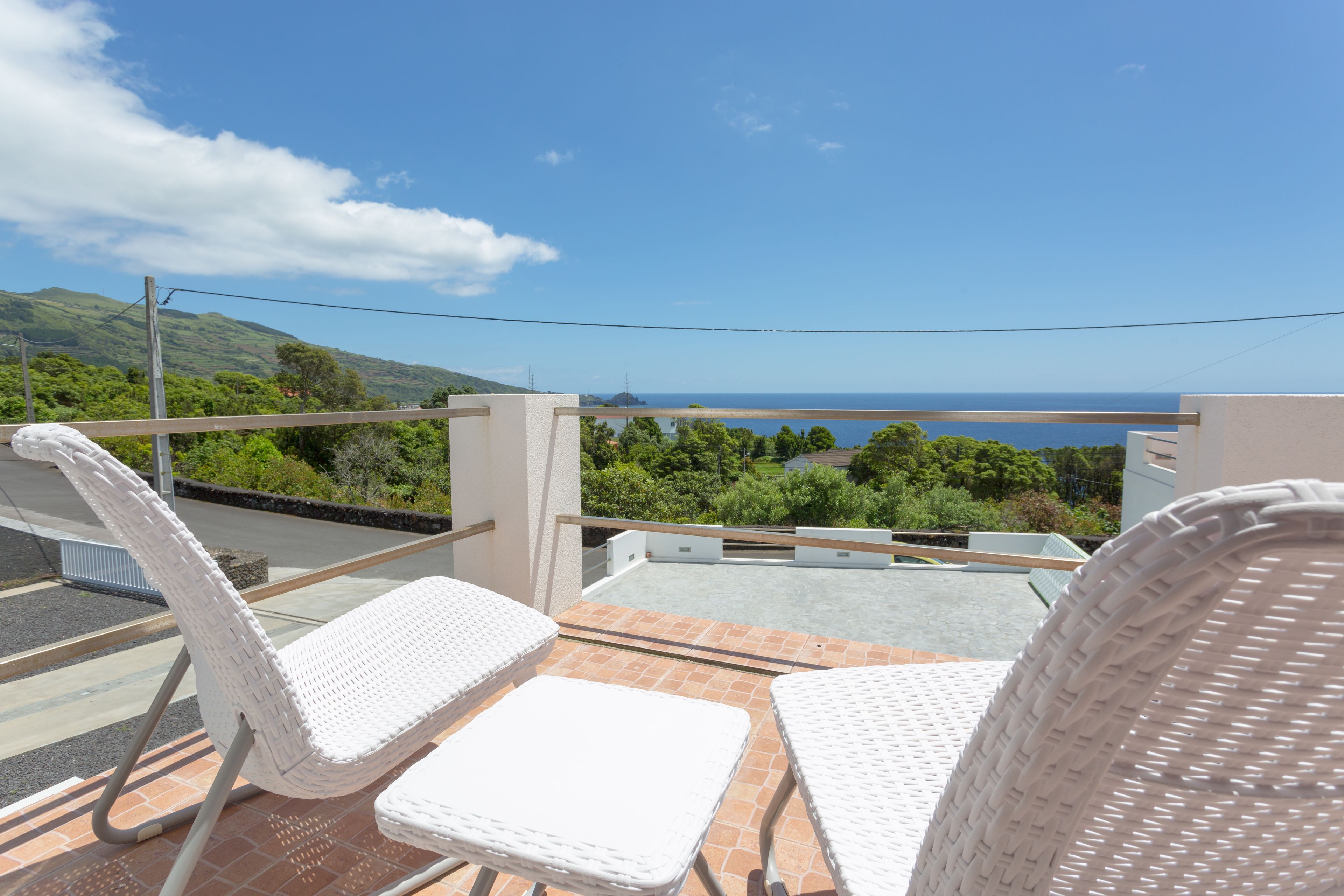 Panoramic Apartment, 1 Bedroom, Pool Access, Sea View (3) | Balcony view