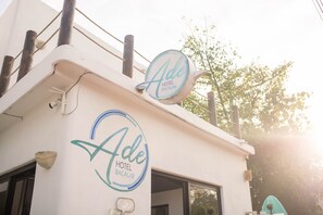 Fassade der Unterkunft