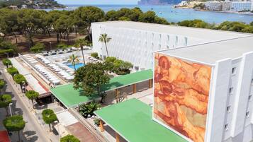 Voorkant van accommodatie