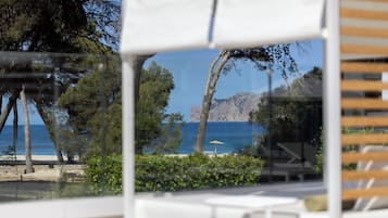 Blick von der Unterkunft