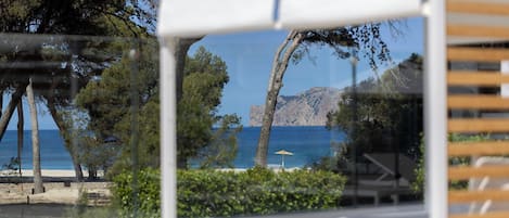 Blick von der Unterkunft