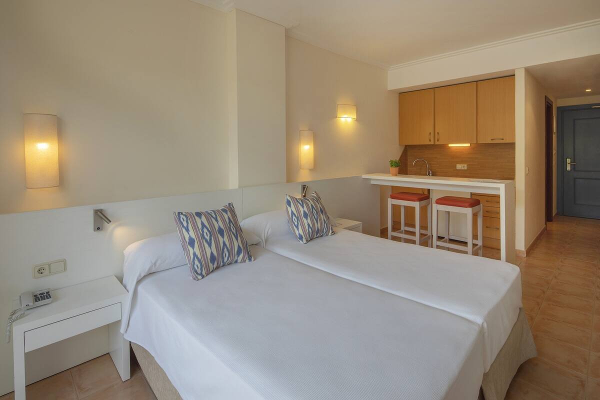 In-room safe, desk, laptop workspace, blackout curtains