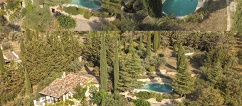 Beautiful stone house in olive grove, great pool area and garden, panoramic view