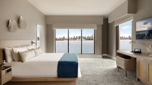 デラックス ルーム オーシャンビュー | 高級寝具、羽毛の掛け布団、ピロートップベッド、セーフティボックス (室内)