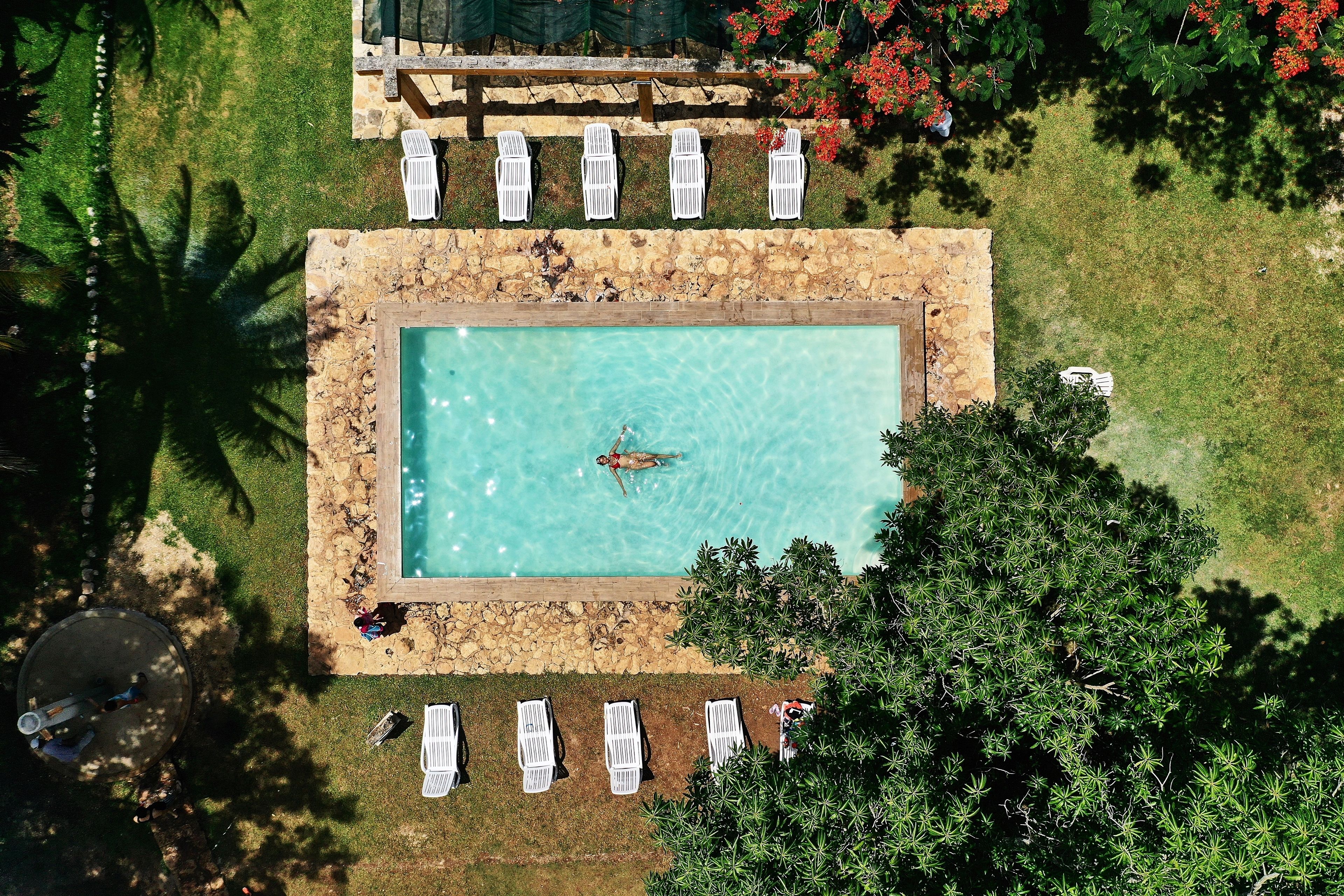 Alberca al aire libre 