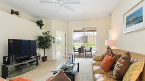 House | Living room - Beautifully Furnished Executive Home on Gated Community Near Disney and Champions Gate - 388 (Davenport)