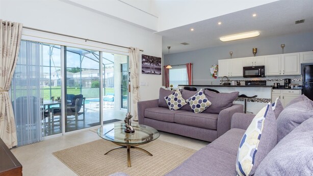 Living room - Fabulous 5 bed Villa With a West Facing Pool With no Rear Neighbours Overlooking Conservation Land (Davenport)