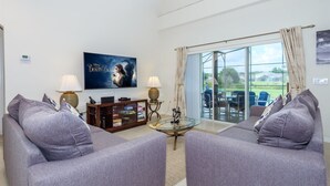 Living room - Fabulous 5 bed Villa With a West Facing Pool With no Rear Neighbours Overlooking Conservation Land (Davenport)