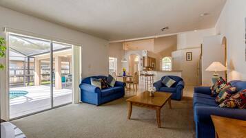 House | Living room | TV, DVD player, ping pong