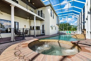 House | Pool | Outdoor pool - Stunning Large 7 bed Home With Private Pool, Spa, Balcony, Cinema Room, Fitness Suite and Able to see the Disney Fireworks - 467 (Kissimmee)