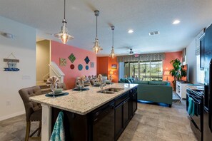 House | Private kitchen | Fridge, microwave, dishwasher, cookware/dishes/utensils