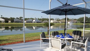 Balcony - Large 5 bed Villa With South Facing Pool Overlooking Water (Davenport)