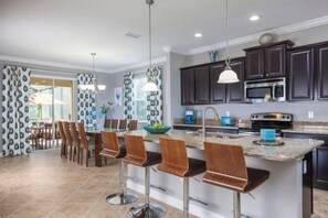 Fridge, dishwasher, cookware/dishes/utensils, dining tables - 471 (Kissimmee)