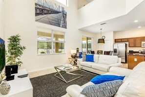 House | Living room | TV, table football