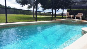 Una piscina climatizada