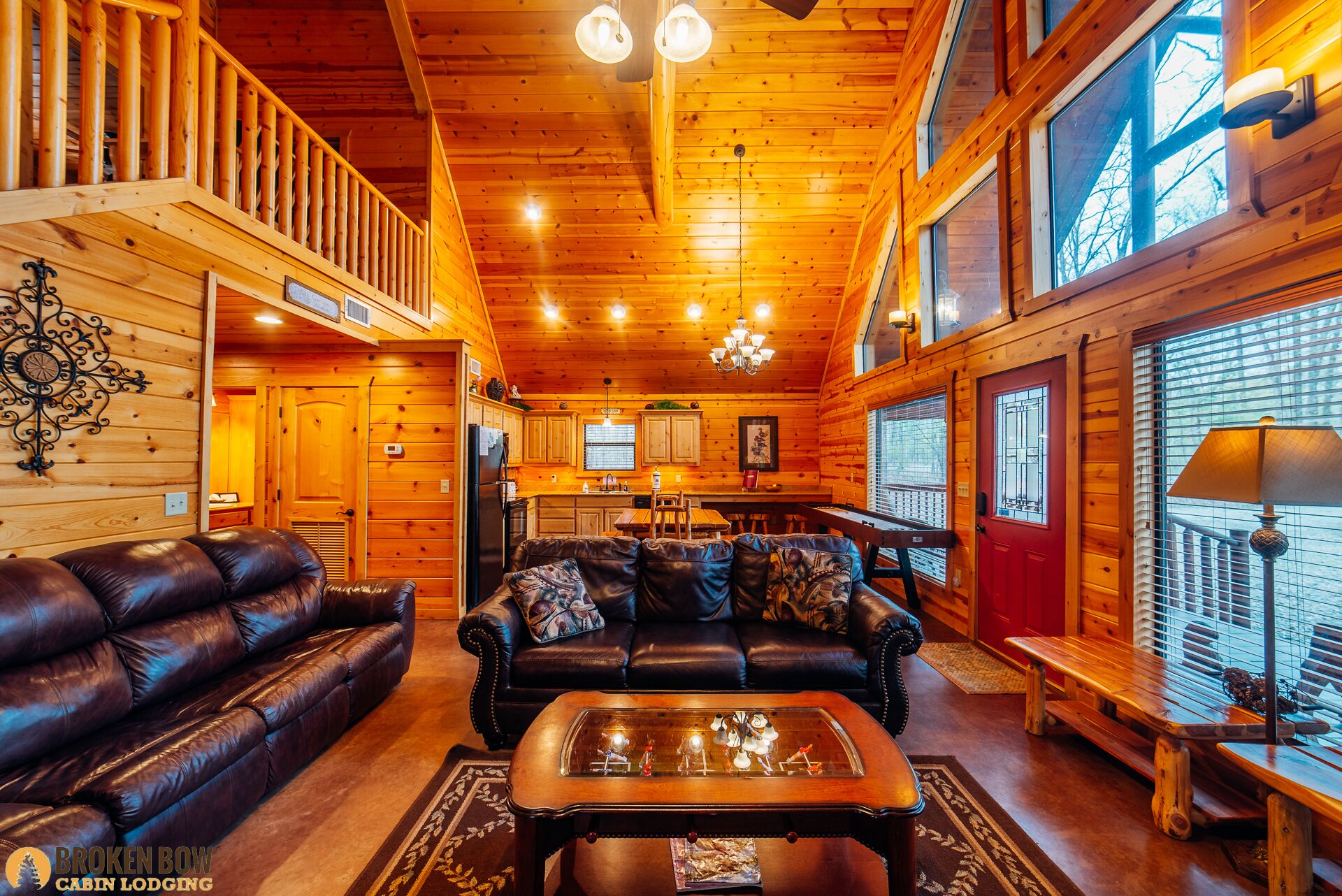 Fireplace, foosball, stereo