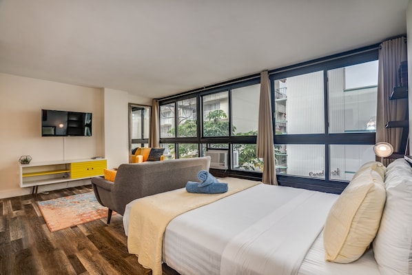 1 bedroom, desk, iron/ironing board, free WiFi
