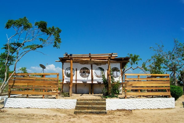 Voorkant van accommodatie