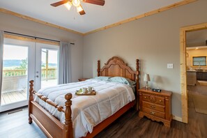 2 bedrooms, iron/ironing board, WiFi, bed sheets - Misty Ridge - Ridge Road Scenic Cabins - Brimstone Recreation and Big South Fork (Robbins)