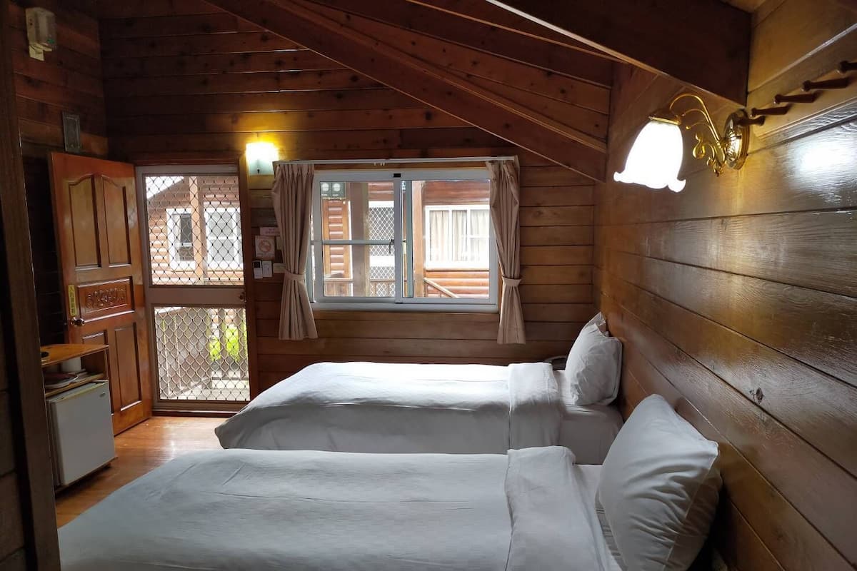 Huisje, 2 eenpersoonsbedden | 1 slaapkamer, verduisterende gordijnen, gratis wifi