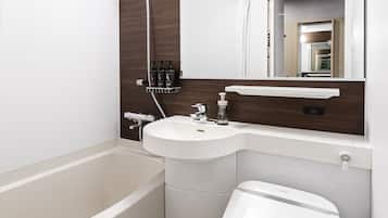 Free toiletries, hair dryer, slippers, bidet