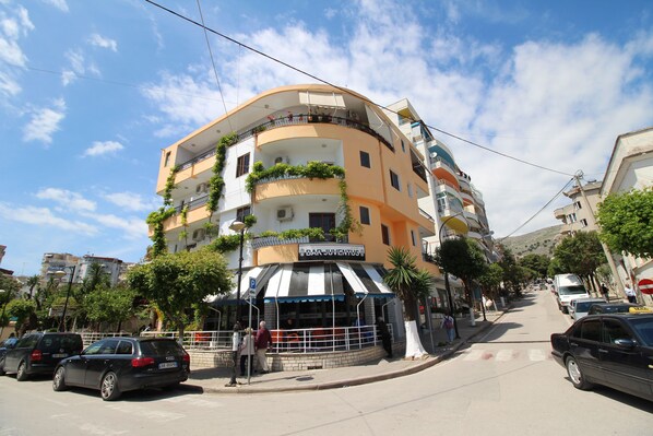 Façade de l’hébergement