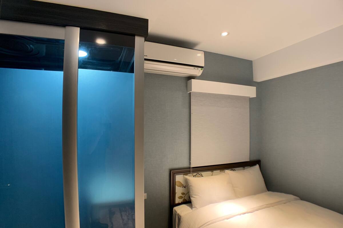 Economy Double Room | Down duvets, blackout curtains, free WiFi, bed sheets
