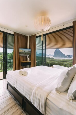 Quarto empresarial | Vista do quarto