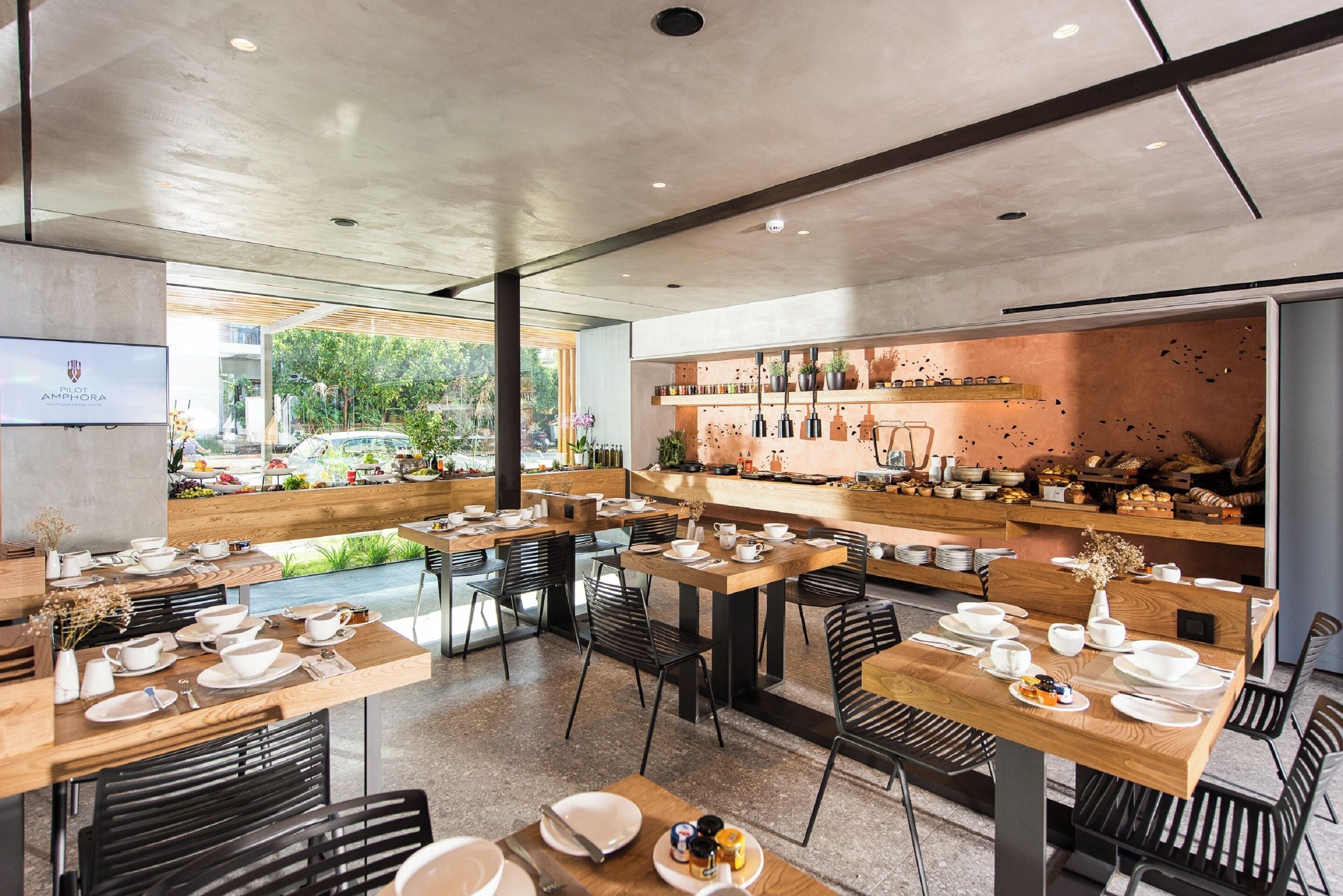 朝食ビュッフェ