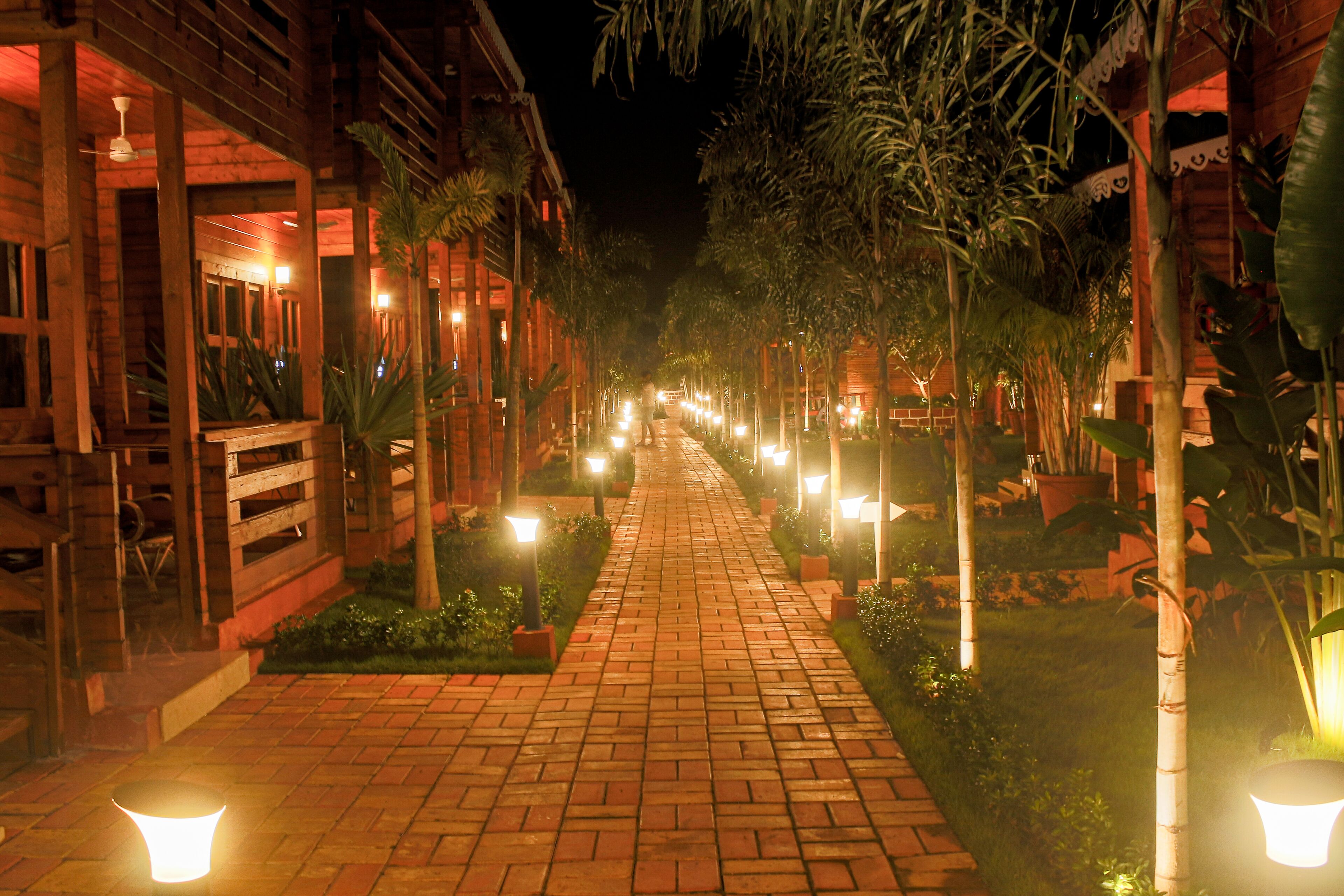 Front of property - evening/night