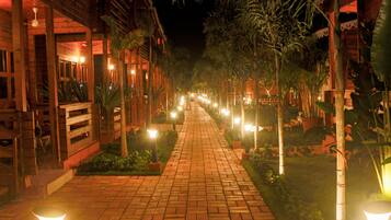 Front of property - evening/night