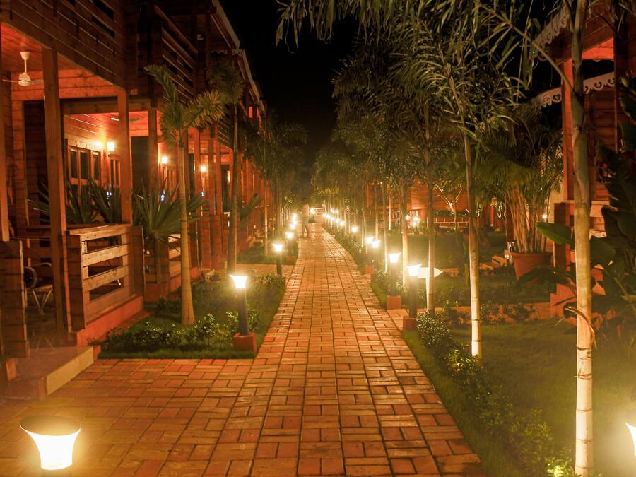 Front of property - evening/night