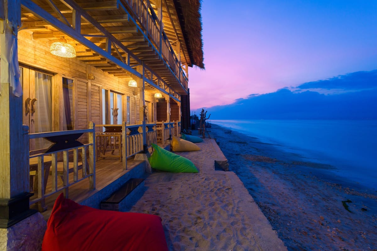 Double Room, Terrace, Beach View | In-room safe, blackout drapes, iron/ironing board (on request)