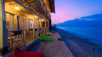 Double Room, Terrace, Beach View