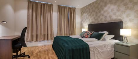 Apartamento conforto, 1 quarto | 2 quartos, roupas de cama antialérgicas