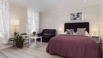 Comfort studio | 2 slaapkamers, hypoallergeen beddengoed, bedden met traagschuimmatras