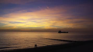 Aan het strand